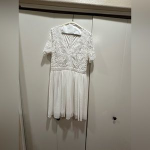 White Lace Dress